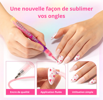 Coffret de 12 stylos nail art – vue 9